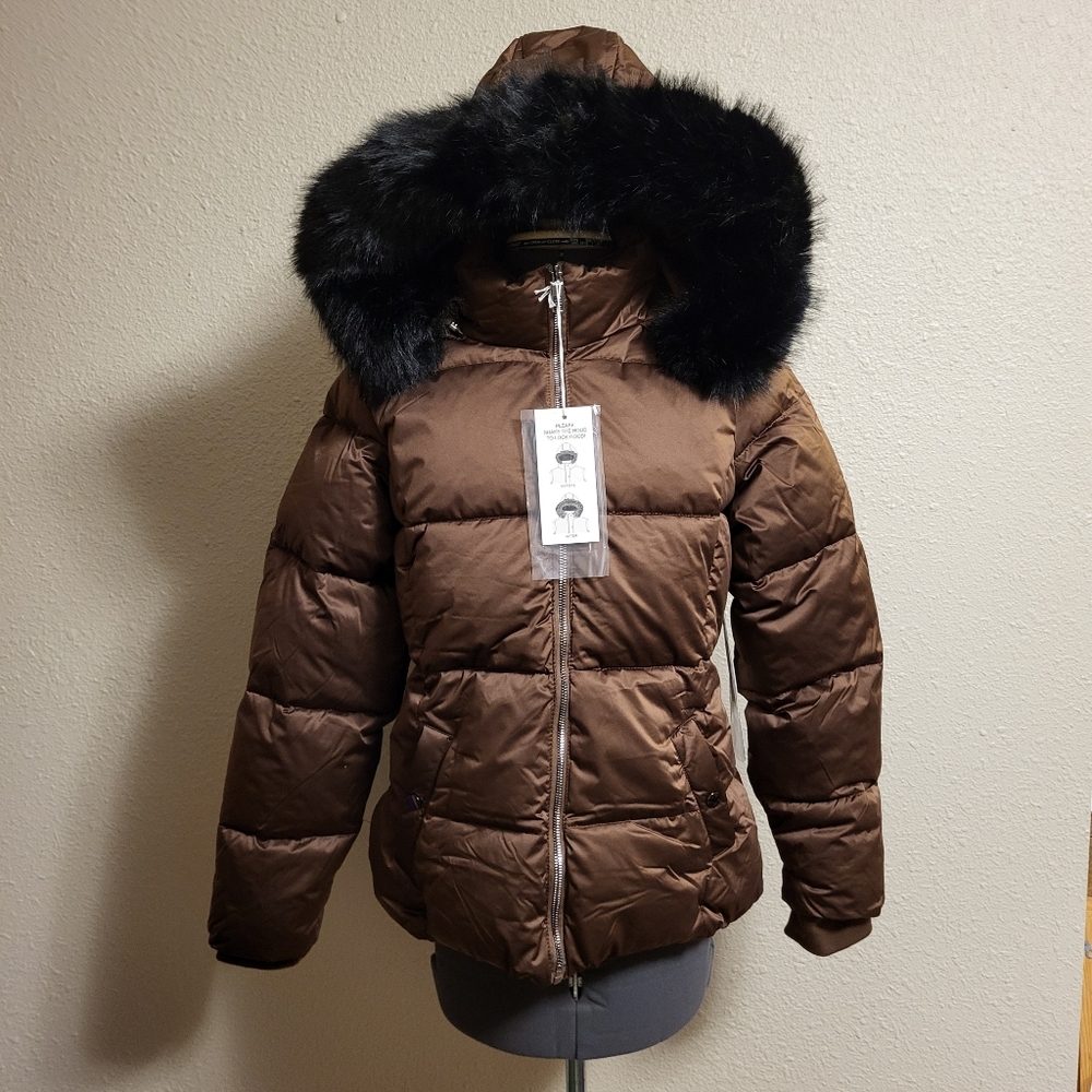 NWT Canada Altitude Brown Puffer Jacket Size Medium